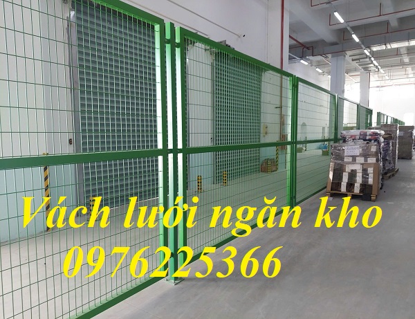 vách lưới ngăn kho - Nhận sản xuất vách lưới thép ngăn kho tại Hà Nội