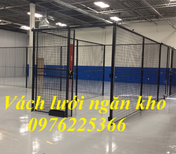 vách lưới ngăn kho - Nhận sản xuất vách lưới thép ngăn kho tại Hà Nội