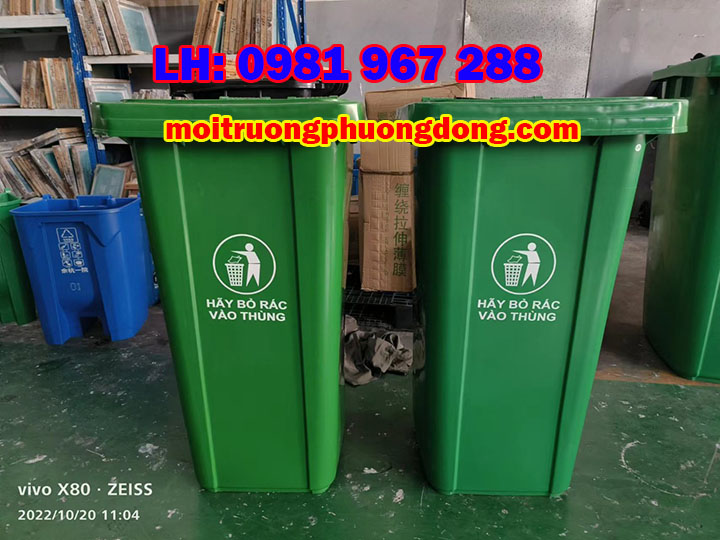 Giá thùng rác nhựa  HDPE 240 lít bao nhiêu ?