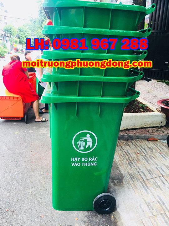 Giá thùng rác nhựa  HDPE 240 lít bao nhiêu ?