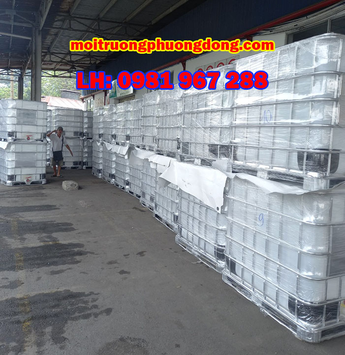 Thùng nhựa đựng nước 1000L tank ibc1 khối