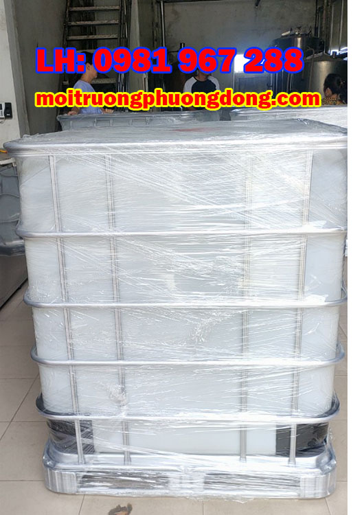 Thùng nhựa đựng nước 1000L tank ibc1 khối