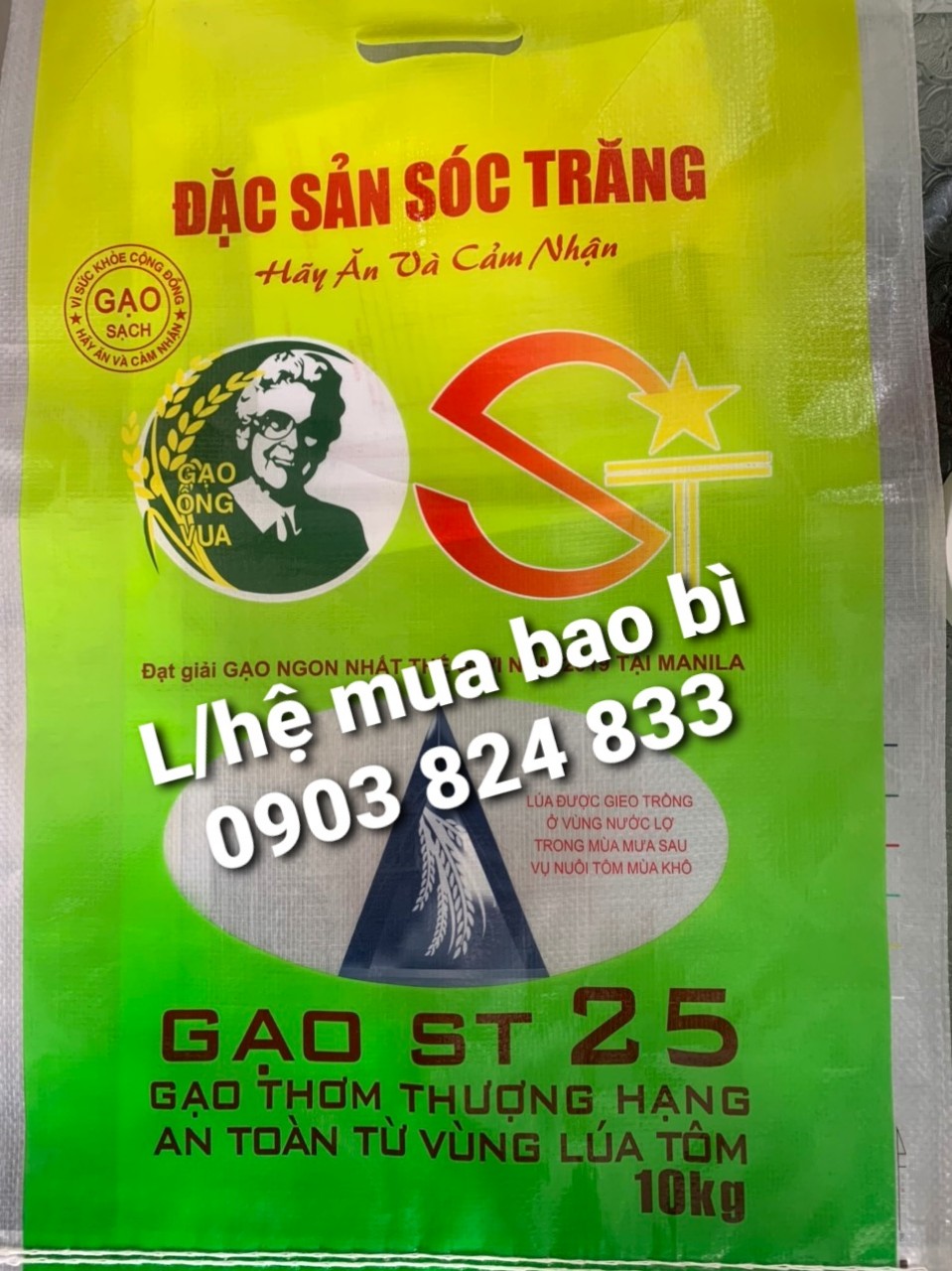 Bao pp dệt, bao đựng gạo tết có in và không in giá rẻ