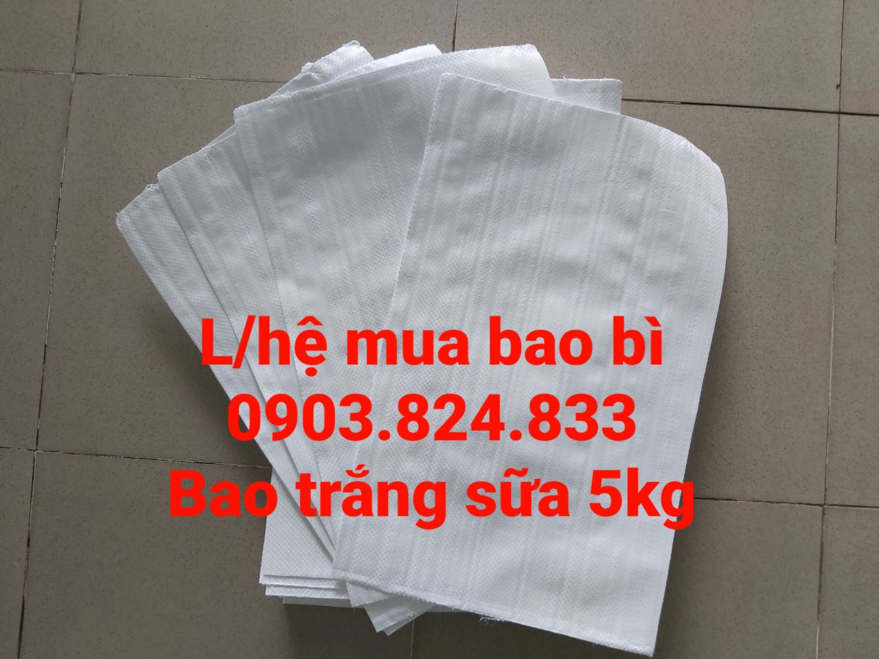 Bao pp dệt, bao đựng gạo có quai xách và không quai xách