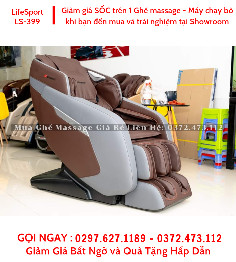 Ghế massage Lifesport LS-399 giảm giá cực sốc 60% mua ngay nhận ưu đãi