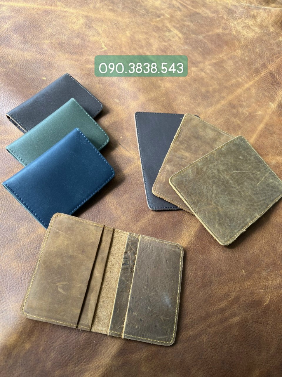 Trùm sỉ ví bóp, phụ kiện đồ da nguyên kiện