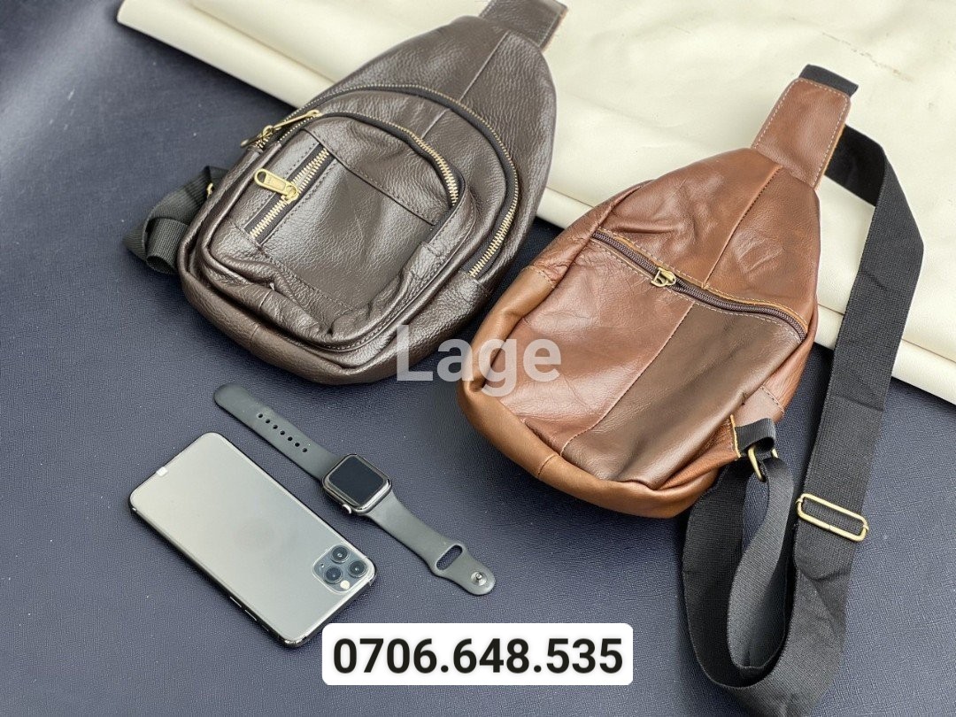 Túi đeo chéo da bò. Giá sỉ tận xưởng 250k