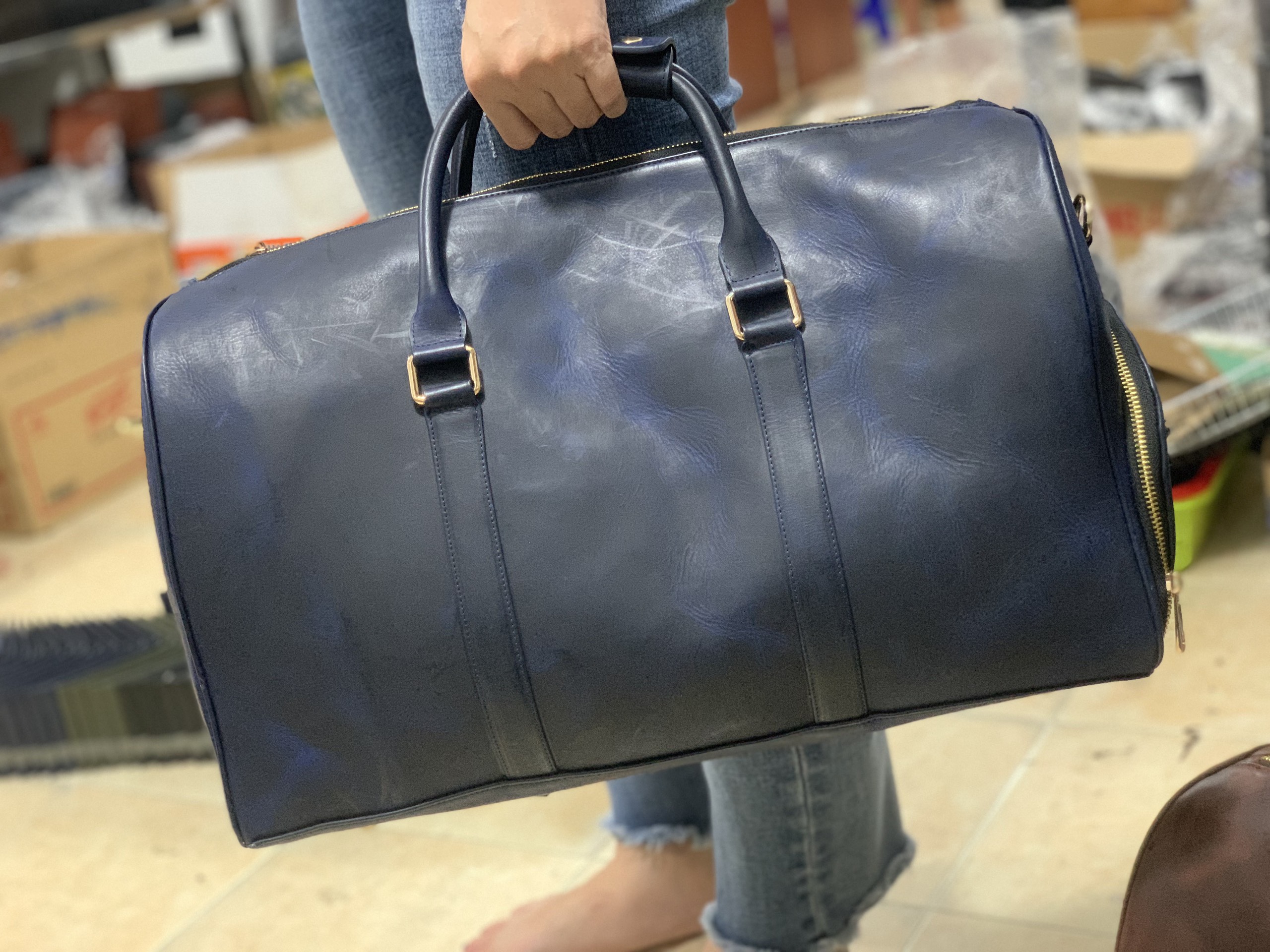 Xưởng sản xuất ví bóp da thắt lưng từ 35k