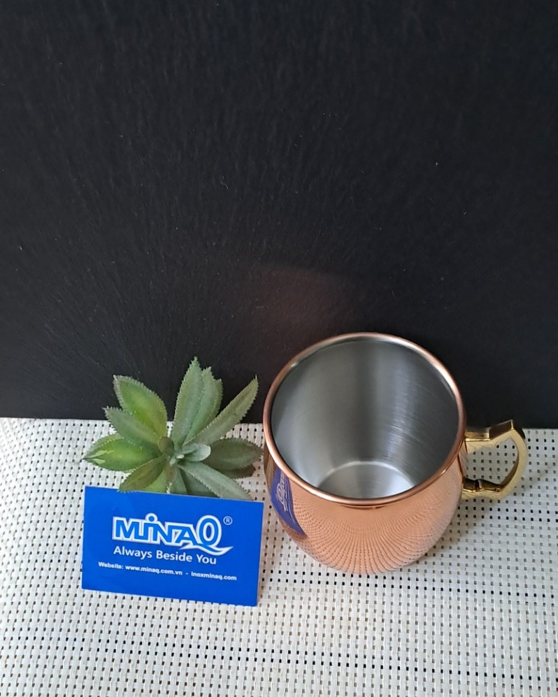 Ly inox mạ đồng, ly cocktail, ly uống bia
