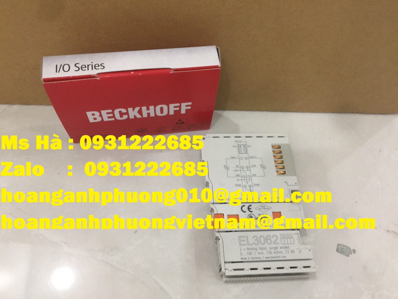Mô đun nhập mới 100% beckhoff EL3062, EL2808