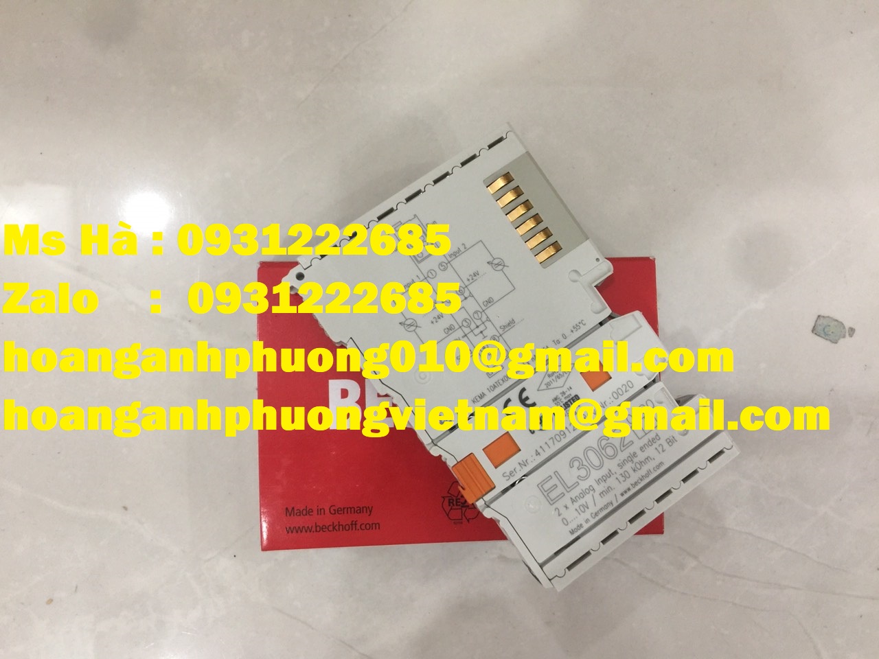 Mô đun nhập mới 100% beckhoff EL3062, EL2808