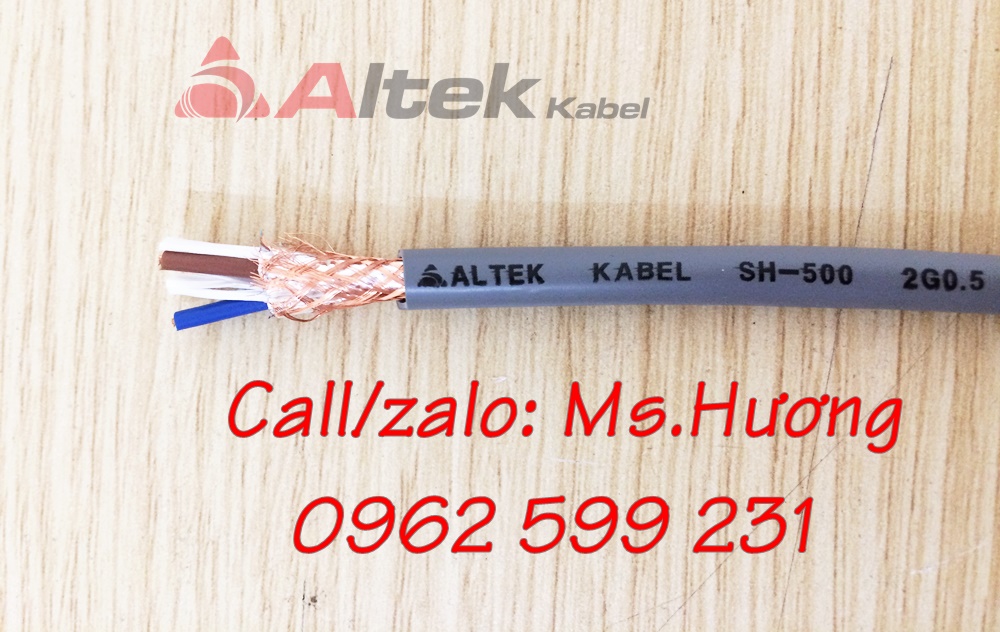 Cáp điều khiển Altekkabel  2 lõi 0.5mm đến 1.5mm
