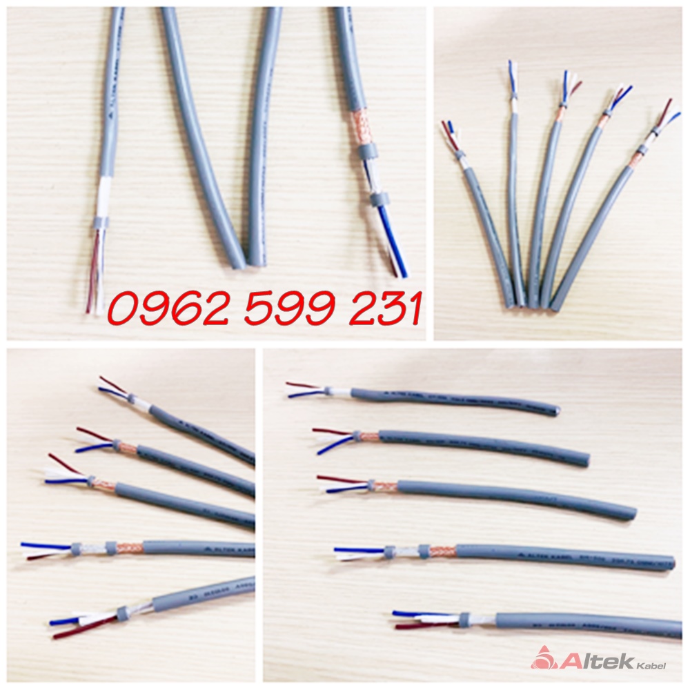 Cáp điều khiển Altekkabel  2 lõi 0.5mm đến 1.5mm