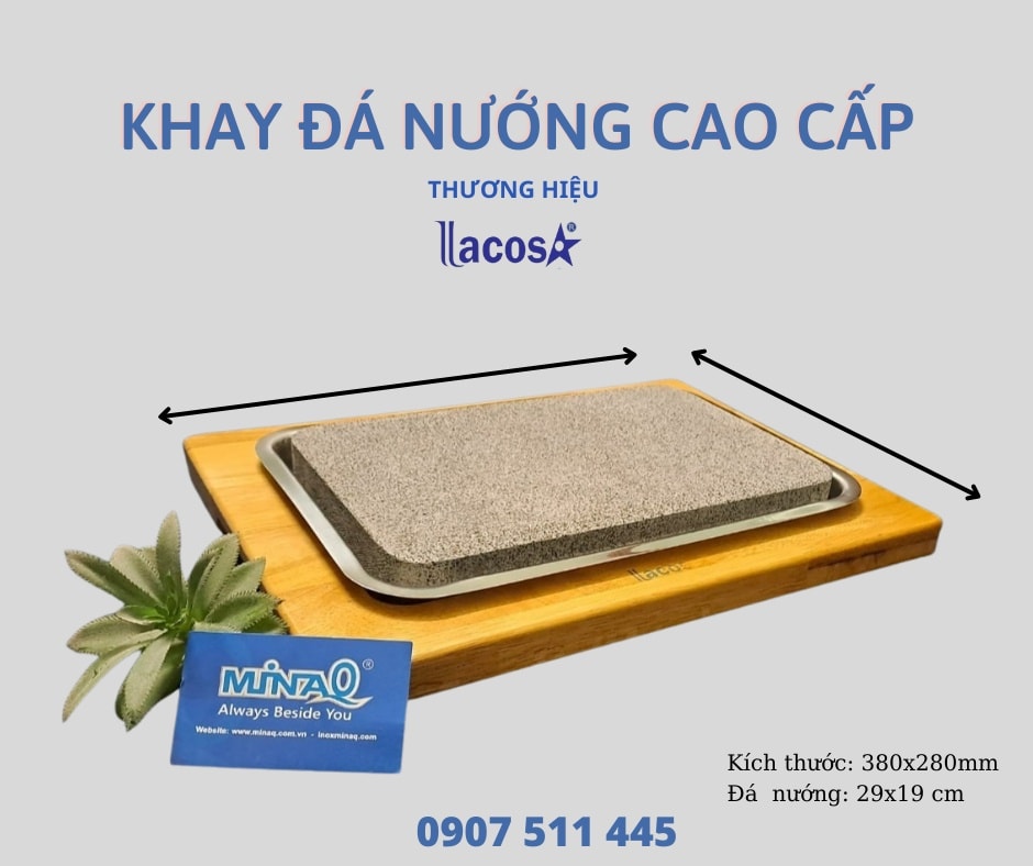 Khay đ&aacute nướng thịt, khay đ&aacute nướng b&ograve, khay nướng bằng đ&aacute