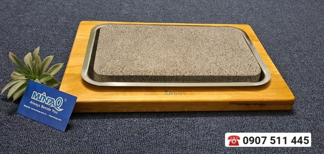 Khay đ&aacute nướng thịt, khay đ&aacute nướng b&ograve, khay nướng bằng đ&aacute
