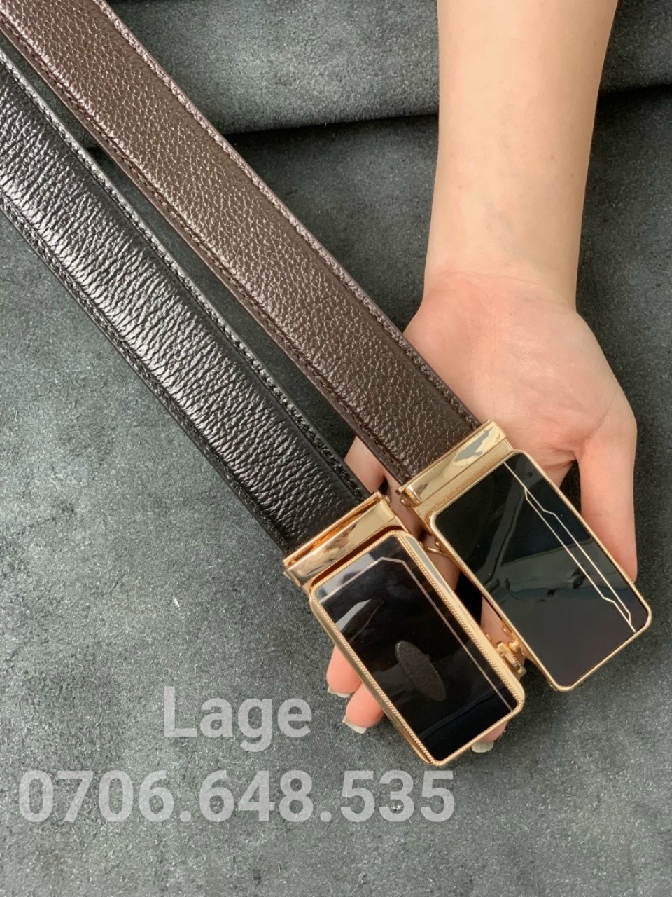 Dây lưng 3 lớp miu hạt . Giá sỉ xưởng 180k 