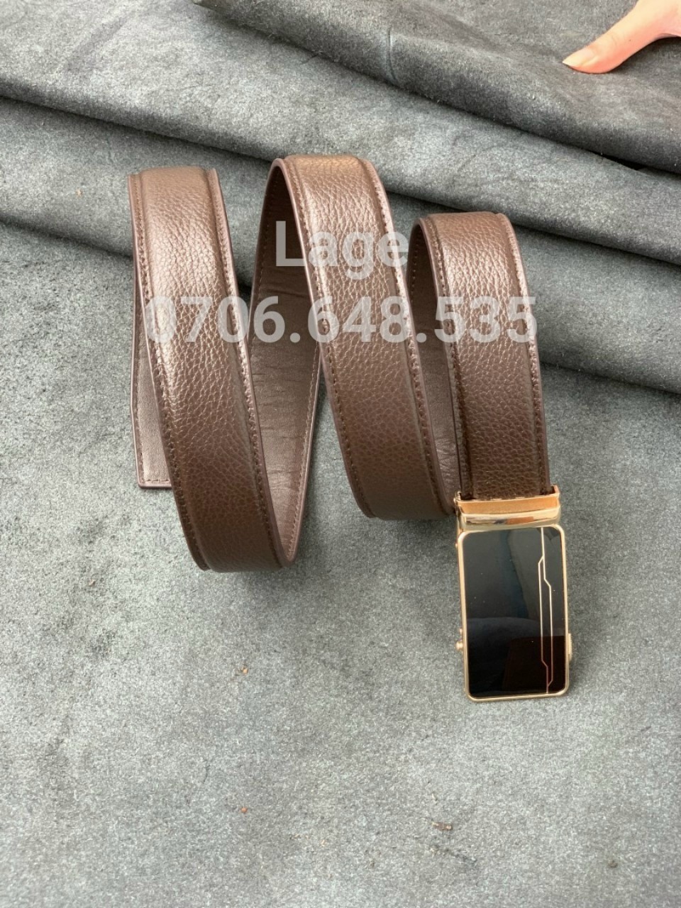 Dây lưng 3 lớp miu hạt . Giá sỉ xưởng 180k 