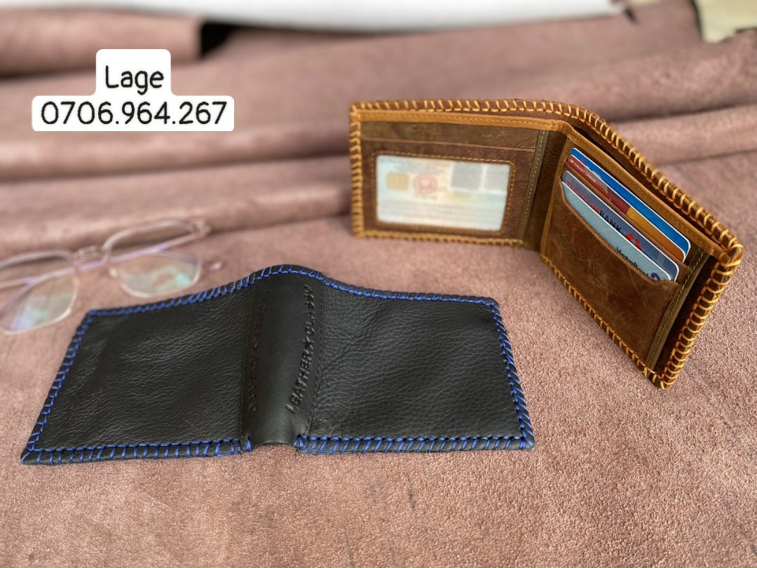 Dòng ví da sáp khâu viền chuyên chạy ads