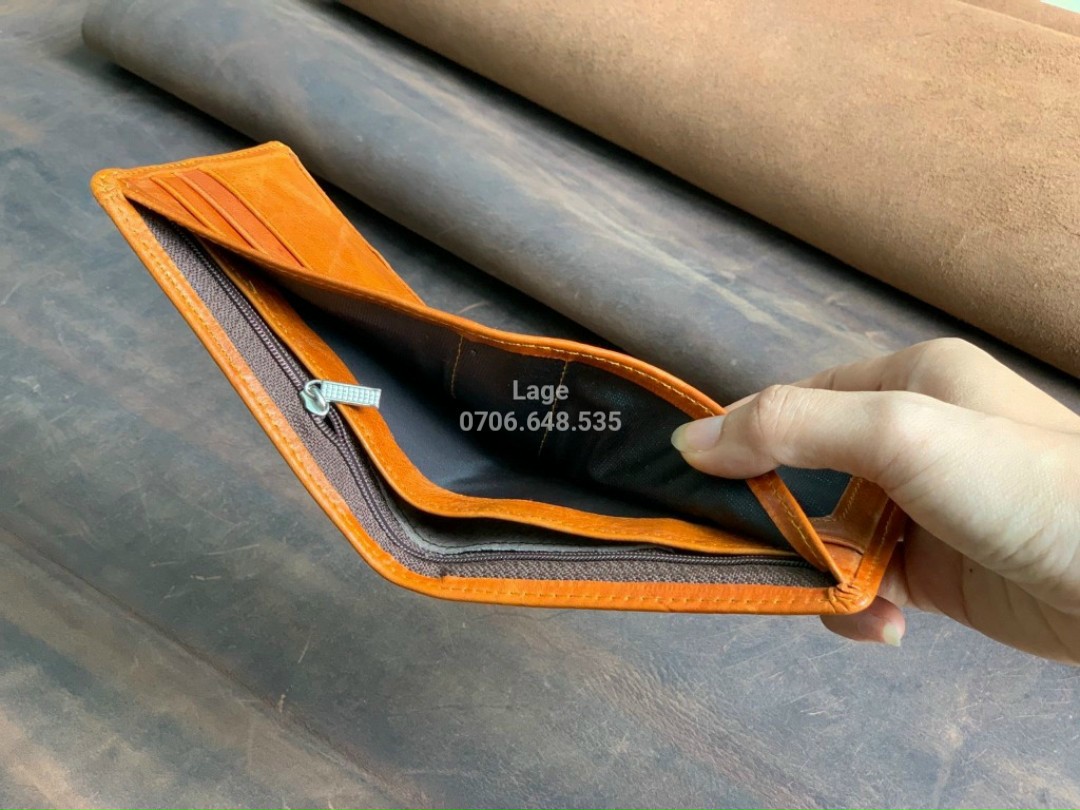 Ví nappa chất da bò cao cấp. Giá sỉ xưởng 85k