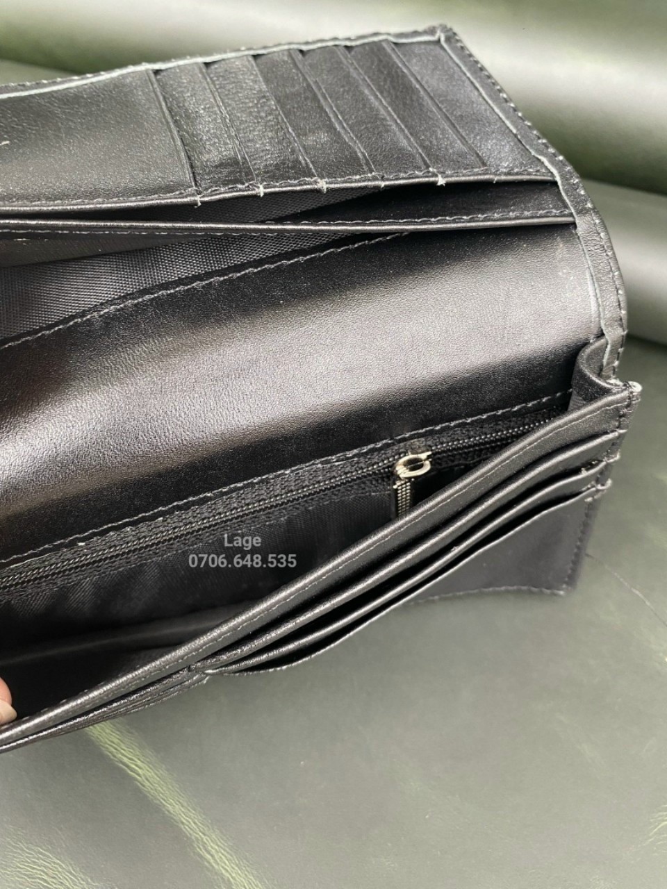 Ví cầm tay nappa súp lê. Giá sỉ xưởng 280k