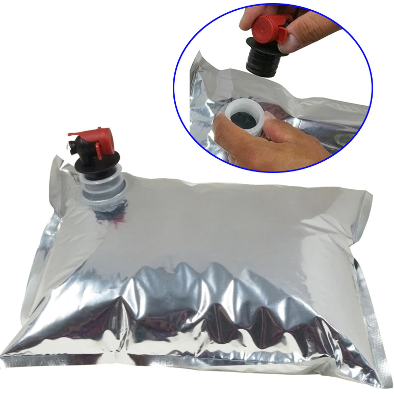 Túi vô trùng Aseptic BIB Màng Nhôm dung tích 1L- 220L