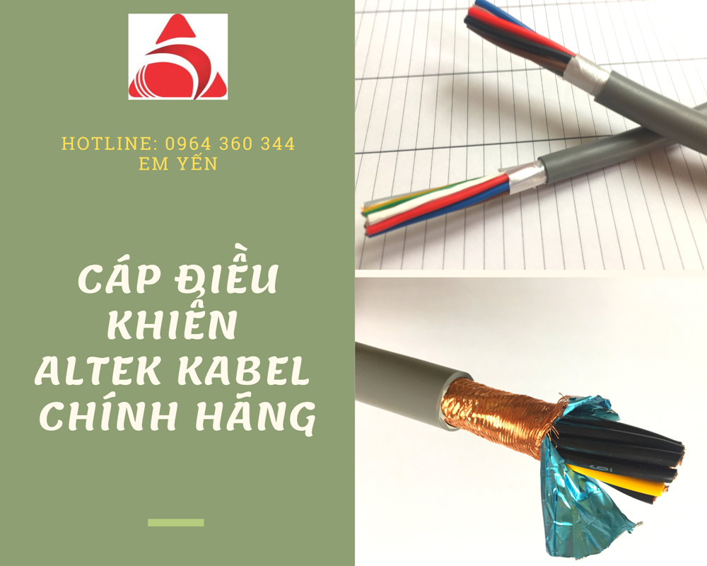 Cáp điện tín hiệu chống nhiễu Altek Kabel chính hãng