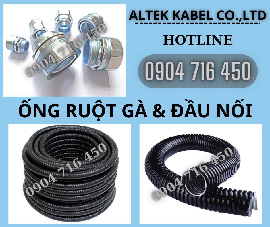 Chuyên sỉ lẻ ống ruột gà và đầu nối chính hãng Altek Kabel