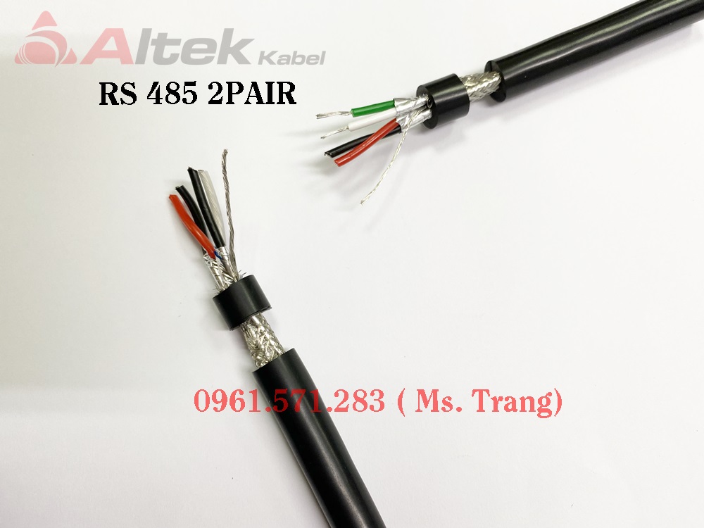Cáp kết nối RS485- 18AWG 1pair vặn xoắn chống nhiễu