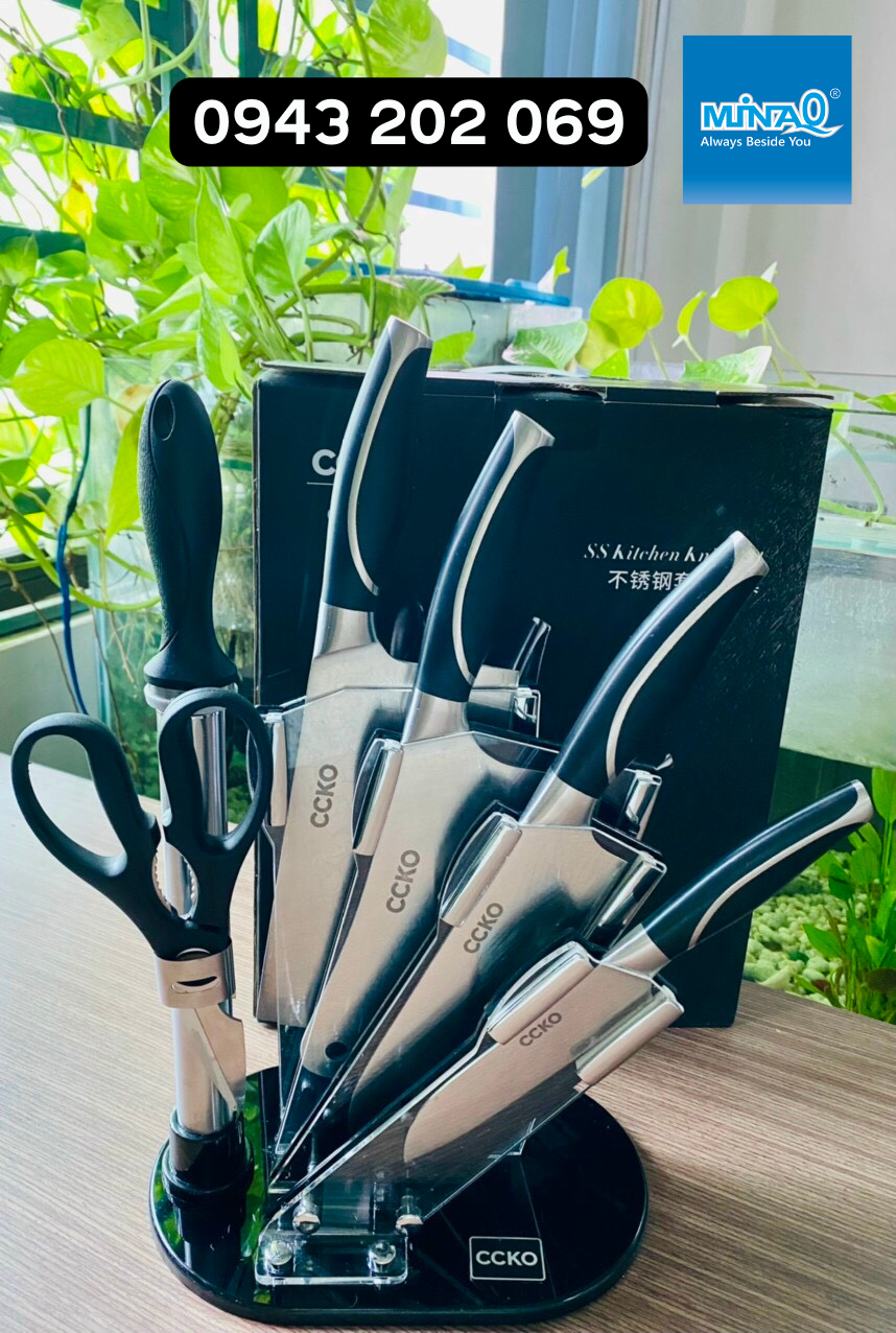 Bộ dao l&agravem bếp 7 m&oacuten, bộ dao CCOKO cao cấp