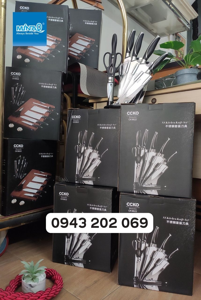 Bộ dao l&agravem bếp 7 m&oacuten, bộ dao CCOKO cao cấp