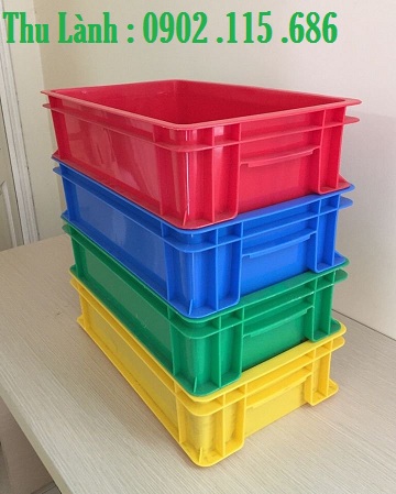 Thùng nhựa đặc H120 hoặc Sóng nhựa bít H120