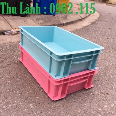 Thùng nhựa đặc H120 hoặc Sóng nhựa bít H120