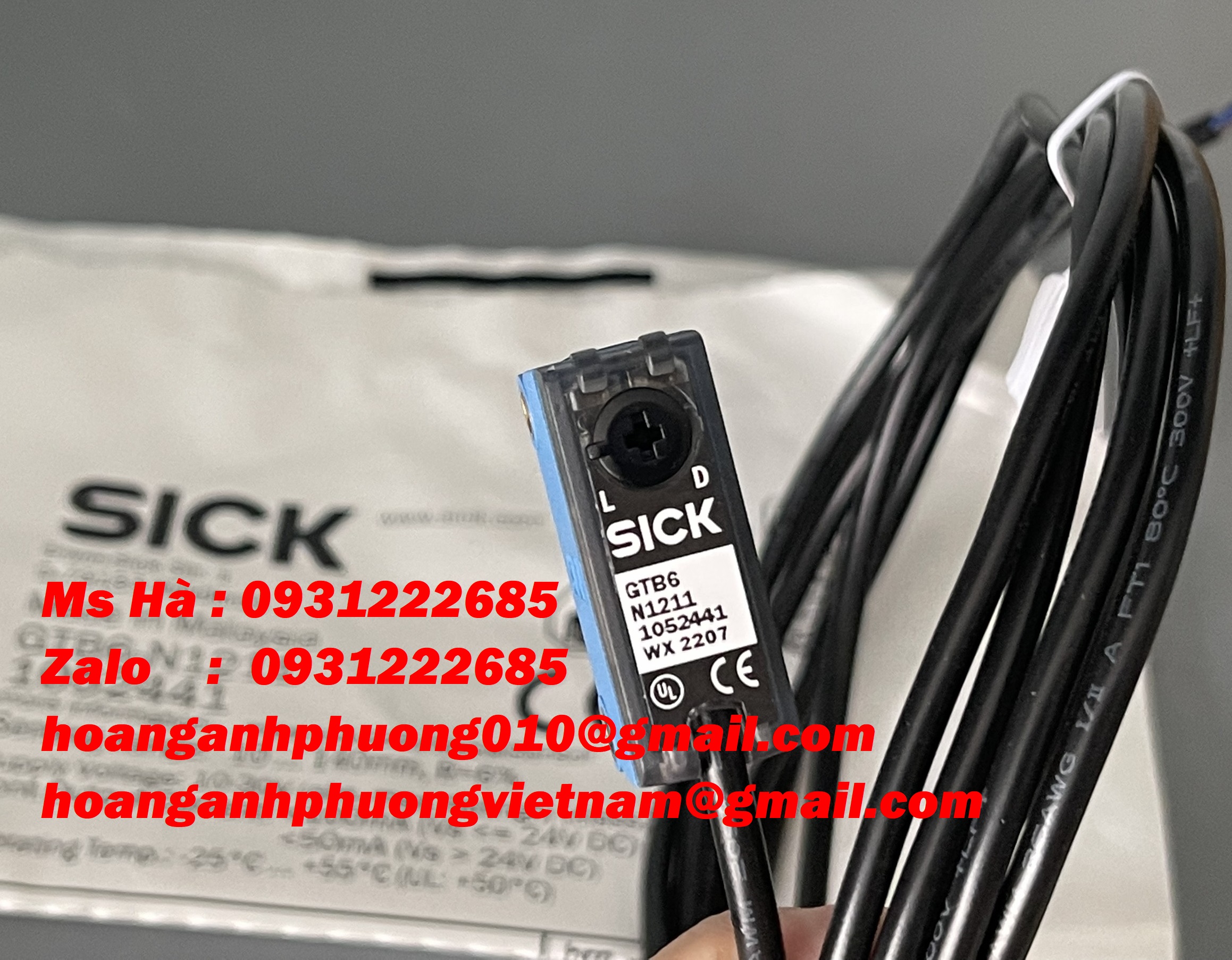 Photoelectric sensor dòng sick mới 100% GTB6-N1211 