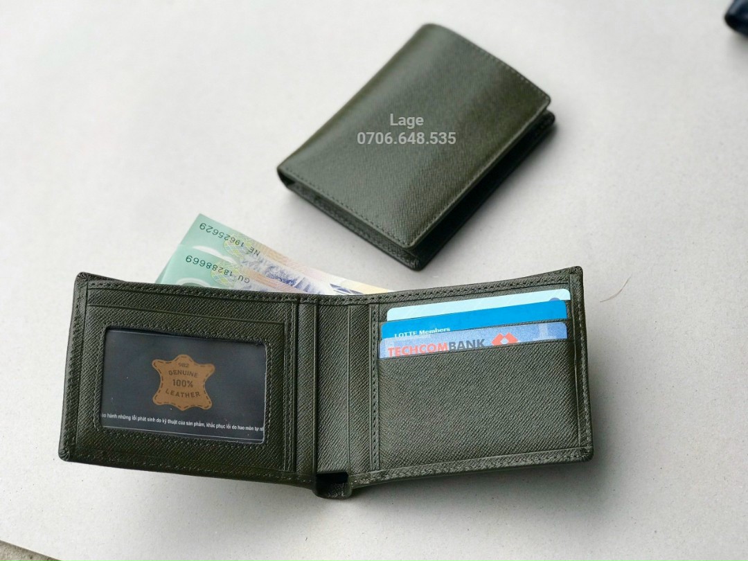 Ví da bò Taiga cao cấp. Giá sỉ xưởng 150k 