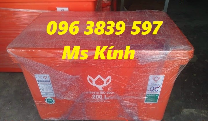 Th&ugraveng giữ lạnh Th&aacutei Lan 200 l&iacutet, th&ugraveng đá  hoa sen - 0963839597