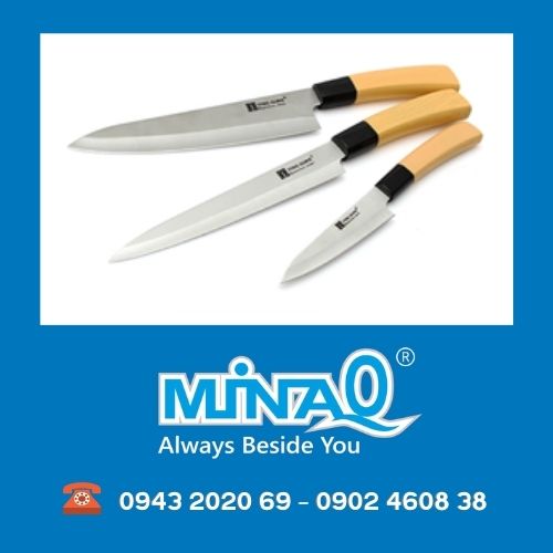 Dao thái sashimi, dao sushi Nhật cán gỗ cao cấp