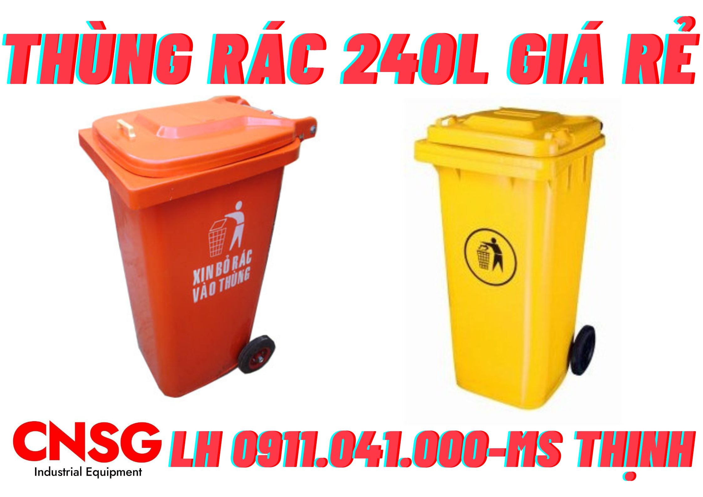 Thùng rác giá rẻ 120lit 240lit 0911041000