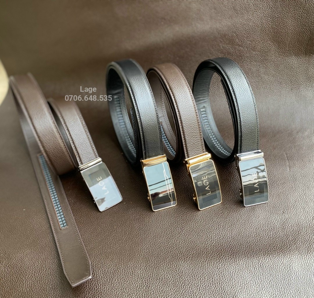 Dây lưng tăng mill hạt 3 lớp da bò cao cấp 