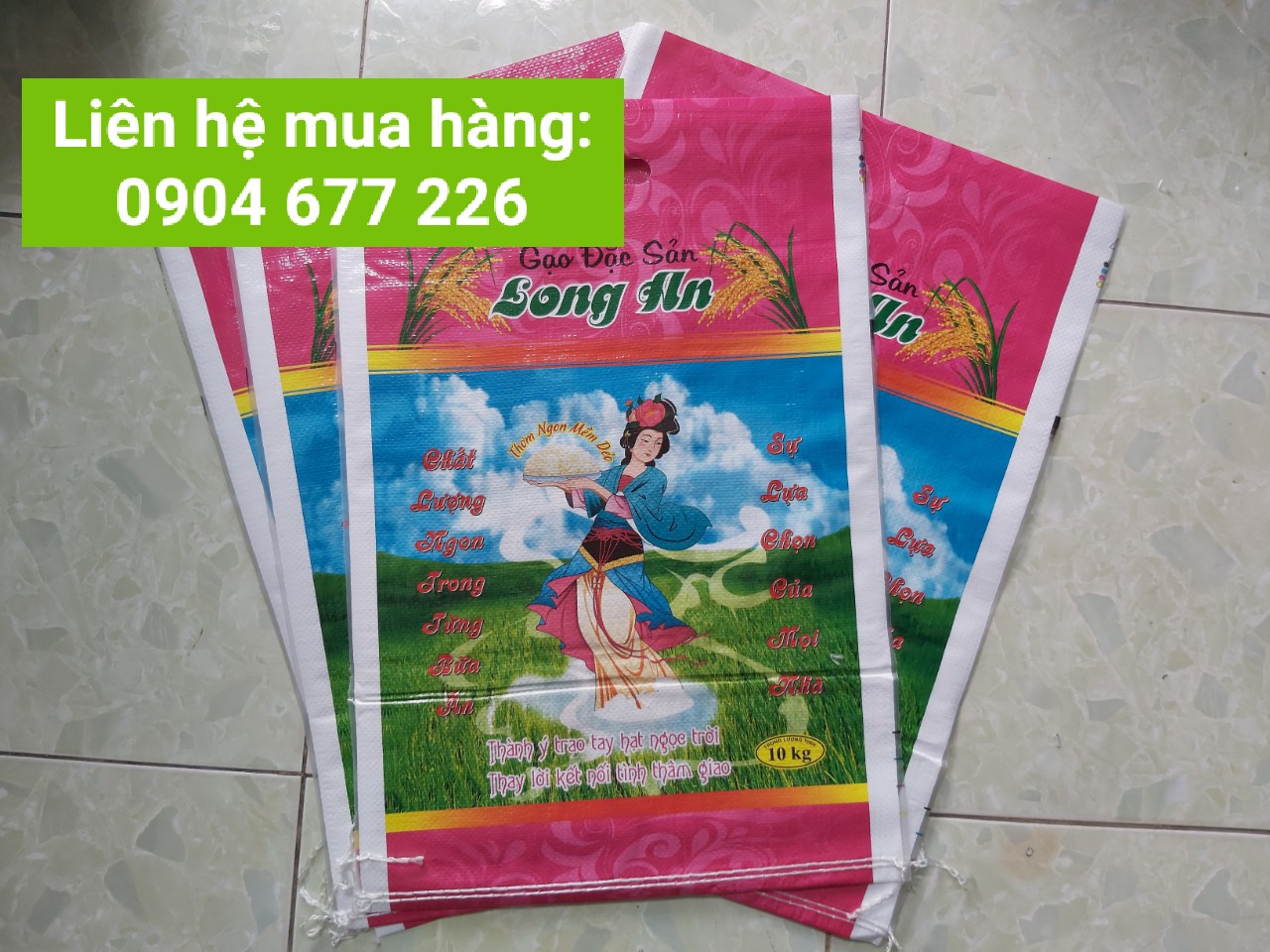 Bao đựng gạo, đường, bột mì, bao bì chất lượng giá rẻ