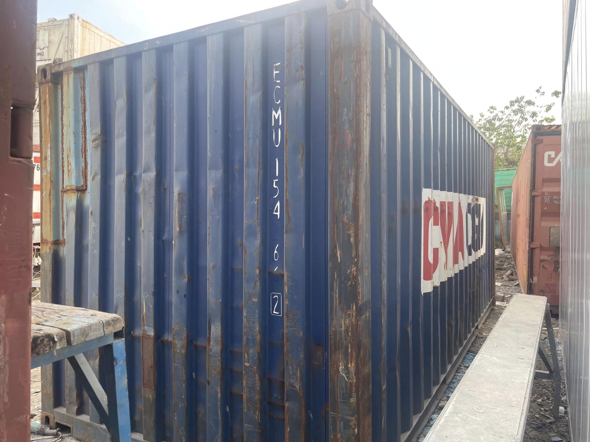 Container khô 20feet đảm bảo kín sáng kín nước sàn chắc đủ tiêu chuẩn