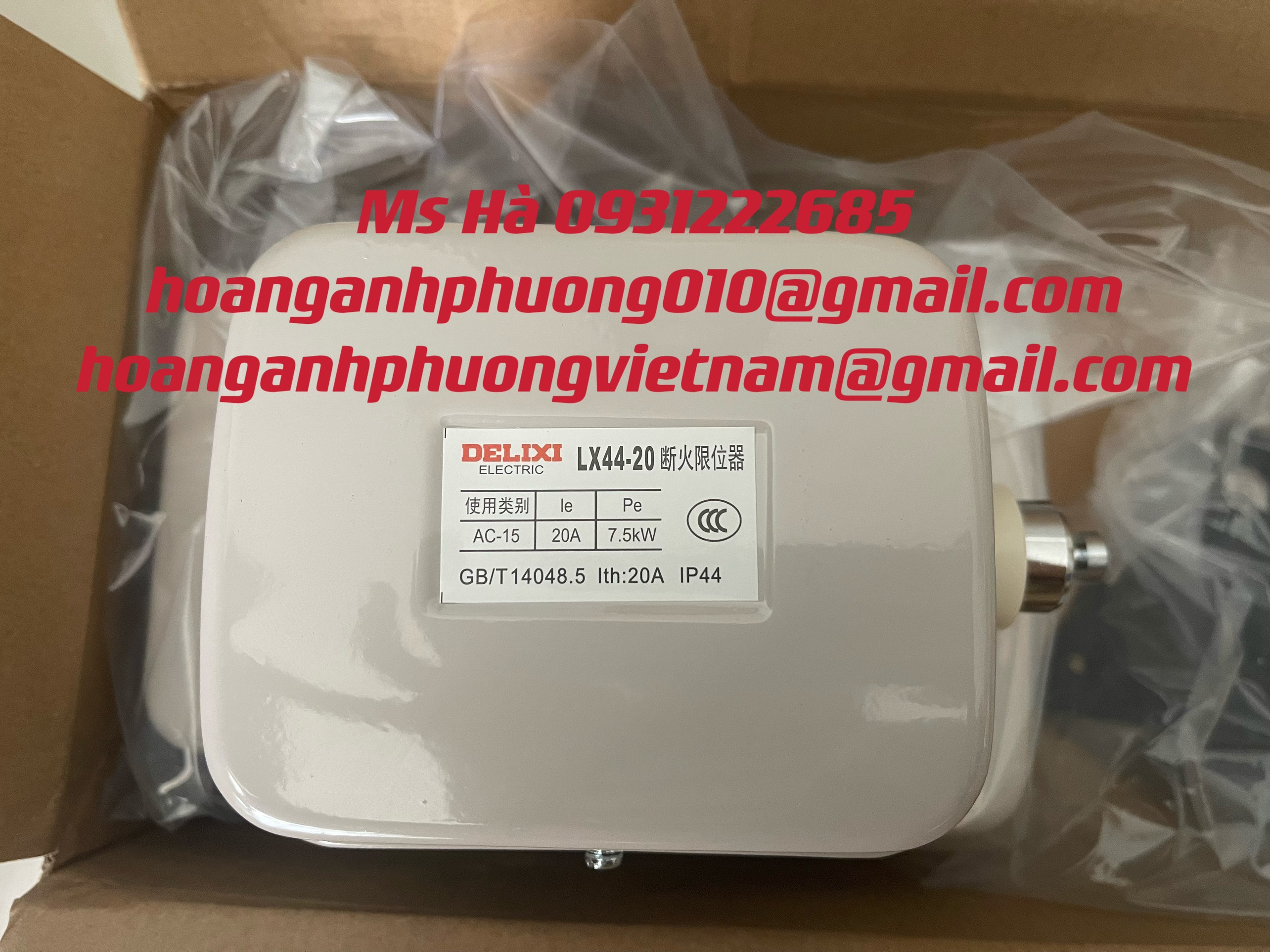 Hàng chính hãng - công tắc - LX44-20 delixi 