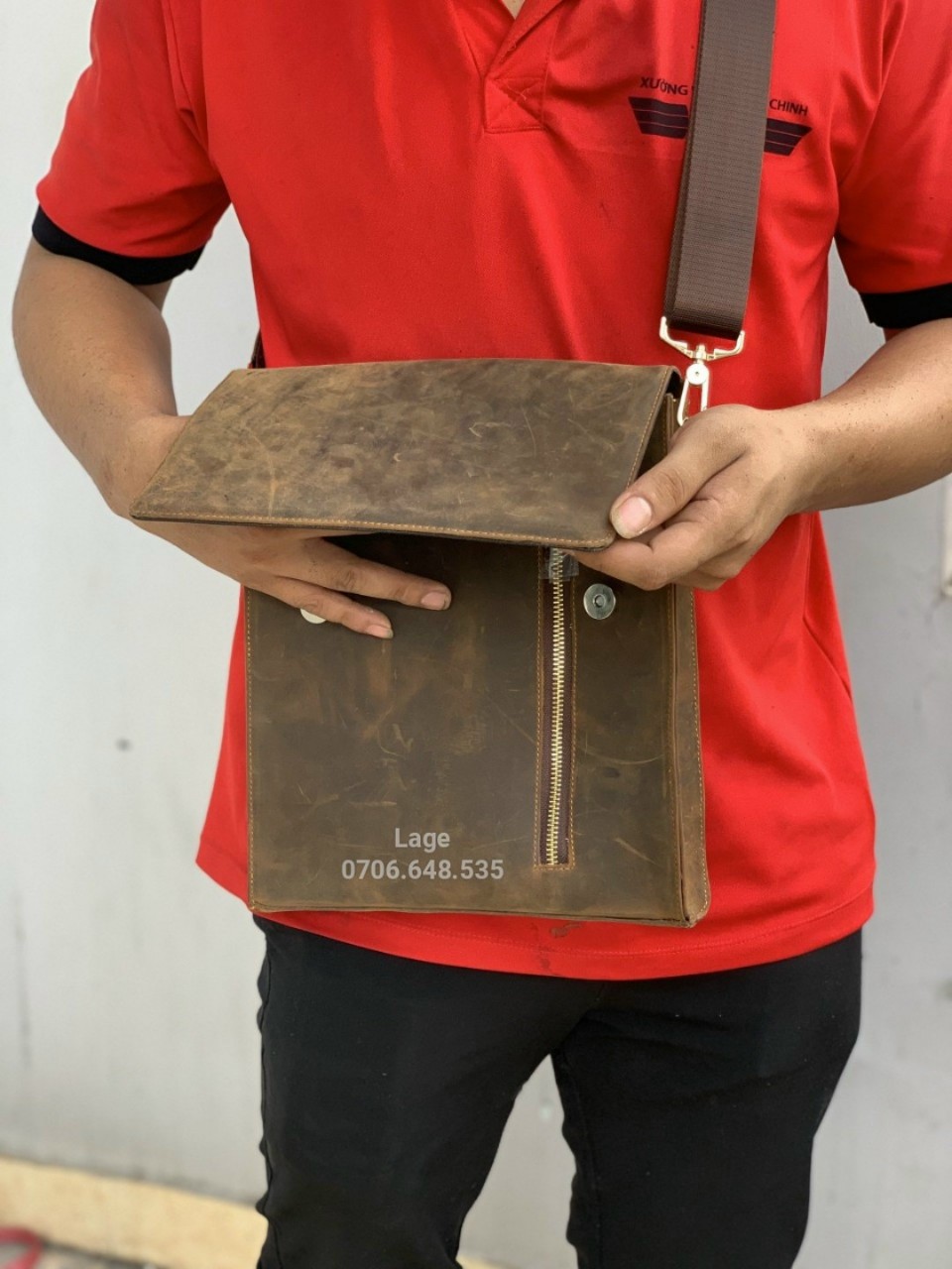 Cặp da bò từ da pia nguyên tấm cao cấp. 