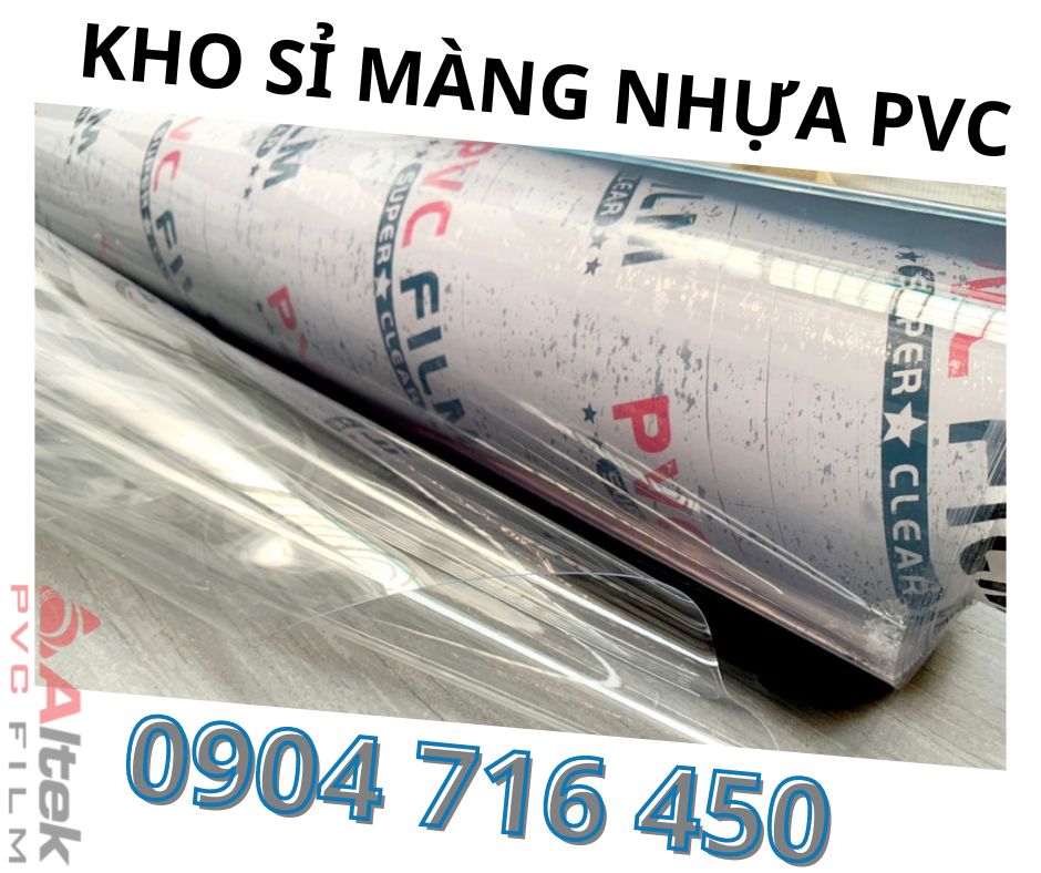 Kho chuyên sỉ màng nhựa PVC dẻo trong giá tốt