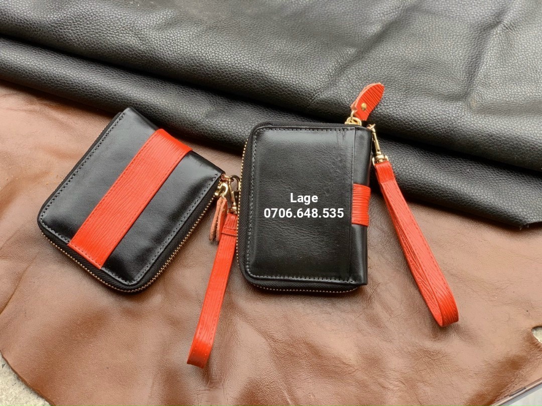 Ví hộp da pullup sáp. Chất da bò pia hàng tuyển