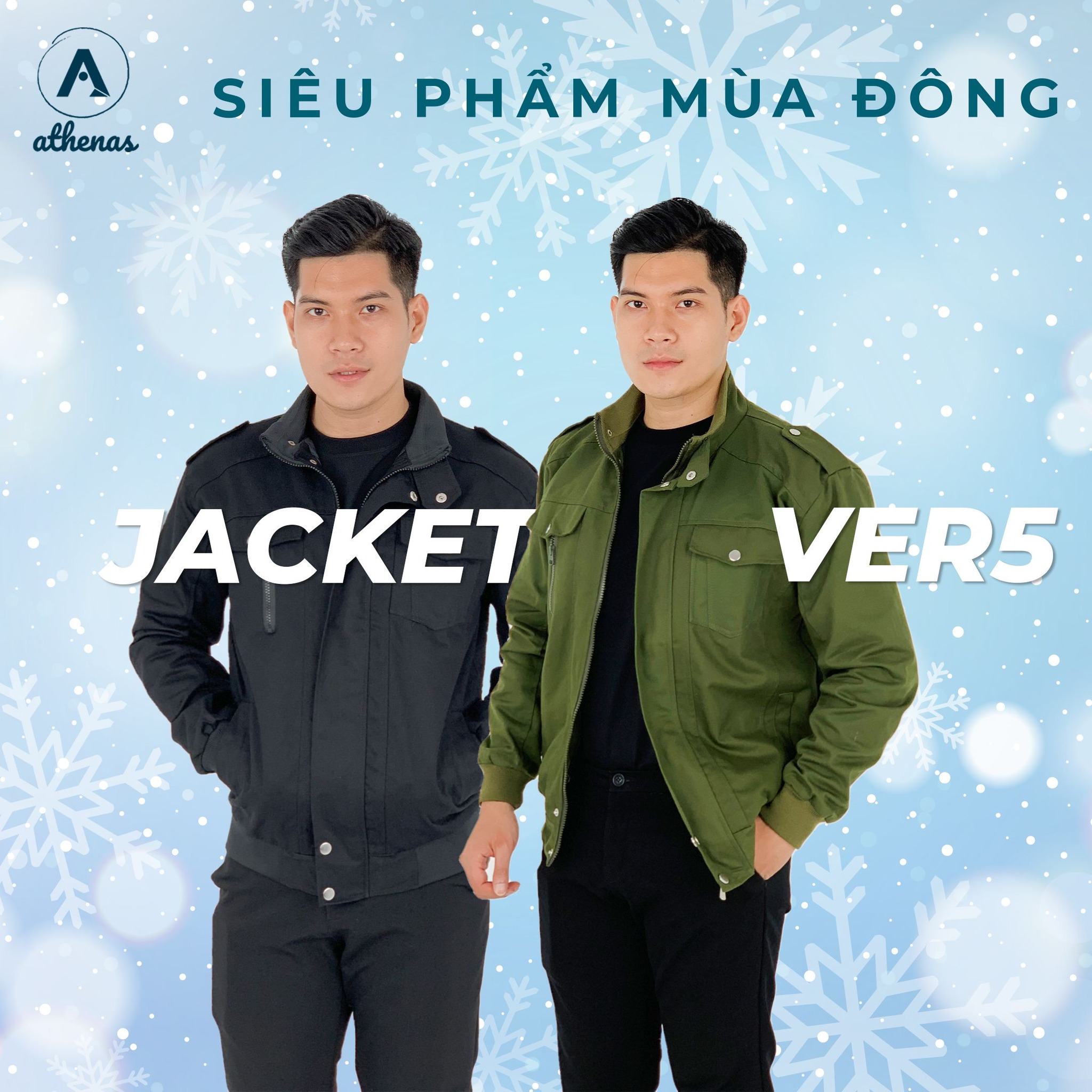 JACKET VER5 ATHENAS  SIÊU PHẨM MÙA ĐÔNG 