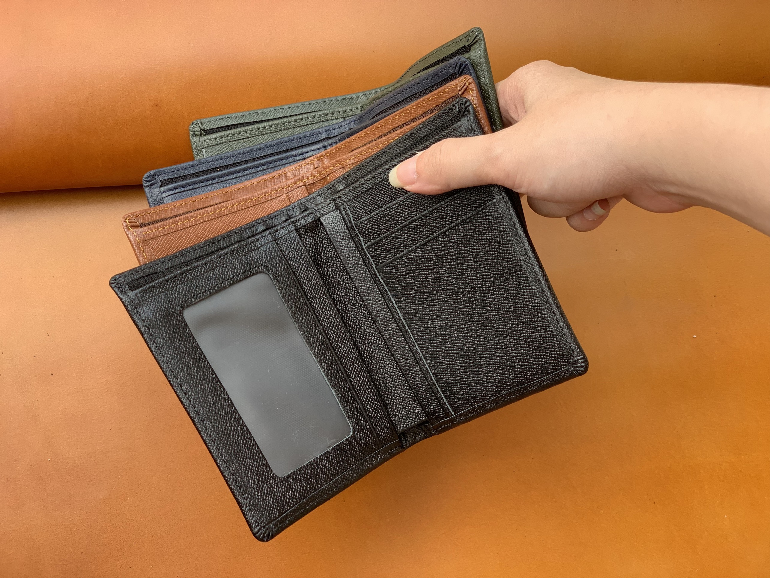 Ví taiga trơ - mẫu ví nam da bò cực đẹp (bán sỉ)