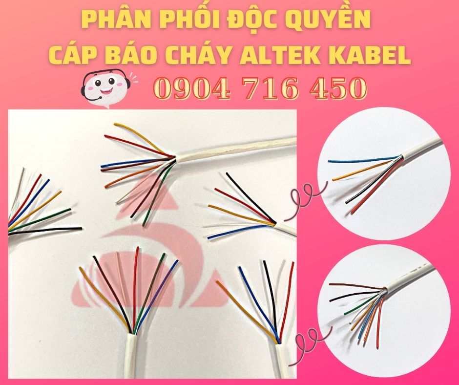 Cáp báo cháy Altek Kabel phân phối độc quyền toàn quốc