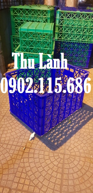 Sóng nhựa hở H525 có 8 bánh xe D850x R630x C525