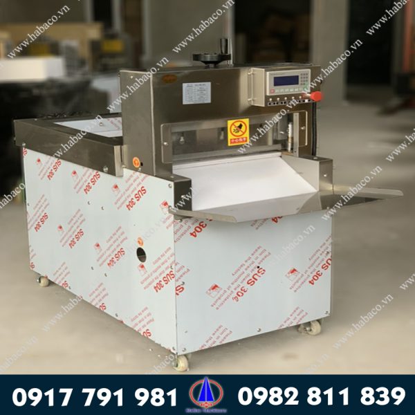 Máy  thái  thịt  đông  lạnh  công  nghiệp  4  cuộn