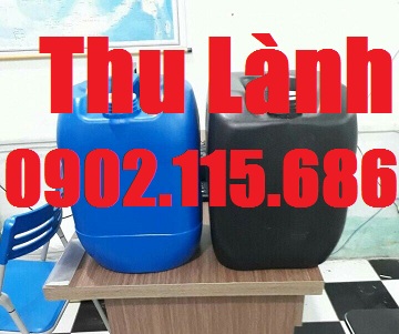   Can nhựa 20 lít vuông sản xuất từ nhựa nguyên sinh HDPE